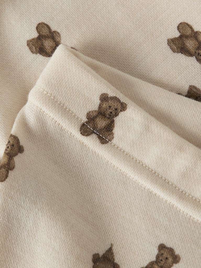 LIL ATELIER, NILO NUN WO/MO SLIM LEGGINGS LIL NOOS, BUKSE, Turtledove TEDDY BEAR - Bilde 2
