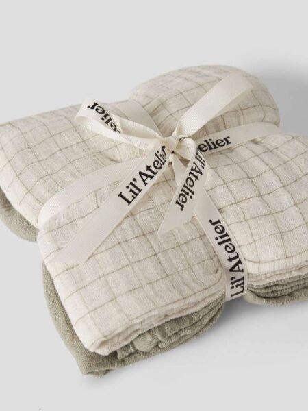 LIL’ ATELIER, ISLEY 3PACK NAPPIES LIL, Stellekluter, Moss Gray/Turtledove