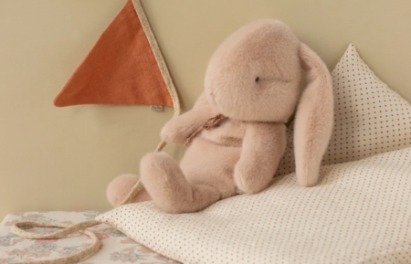 Maileg Kanin , Bunny  Plush,small, Powder, Pudderosa 27 cm