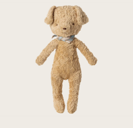 Maileg Hund , Dog, Vintage plush - Soft sand 30cm