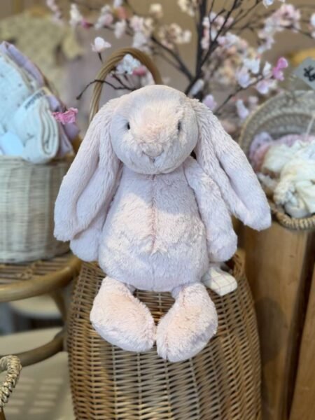 Jellycat Bashful Beige Bunny- Kanin Original (Medium) 31cm, Lys Rosa