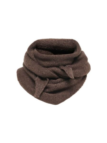 JDY DREA TRIANGULAR SCARF KNT, Trekantet Skjerf, Bracken MELANGE, Brunt