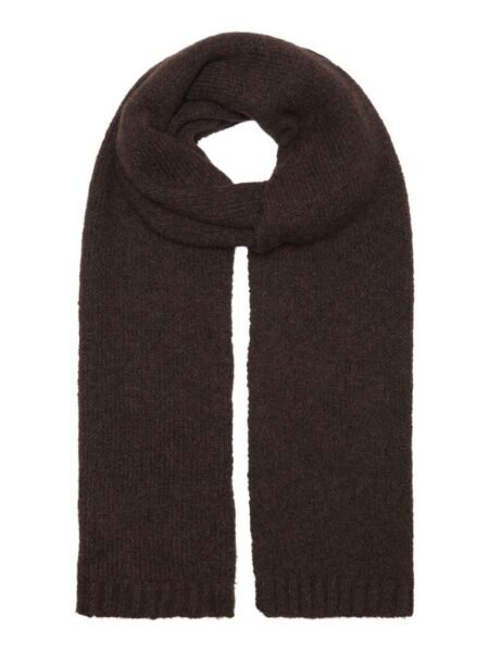 JDY, ZOEY LIFE LONG SCARF KNT, Skjerf, Coffee Bean MELANGE/Brunmelert