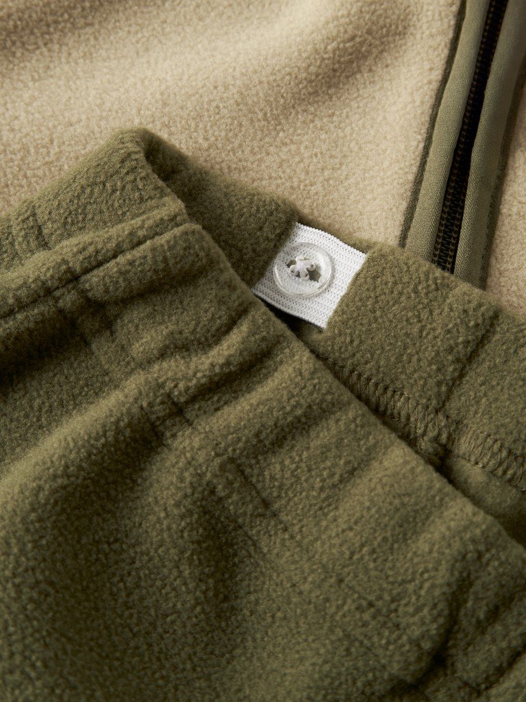 LIL ATELIER, LASPEKTRA FLEECE SET 1FO LIL, Winter Moss/Lys og MørkGrønn - Bilde 3