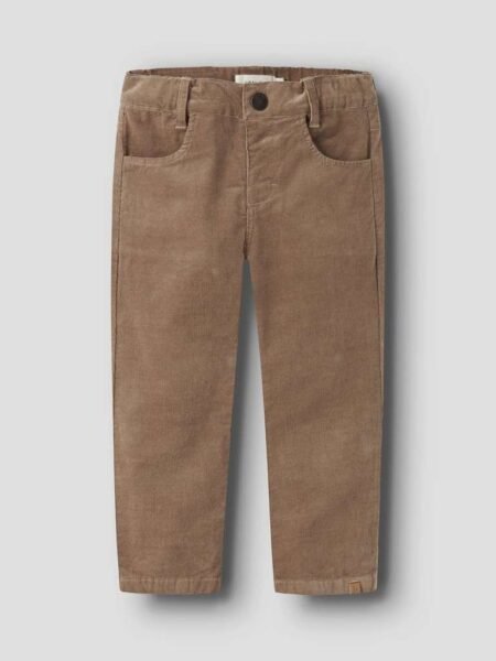 LIL ATELIER, RYANSOMBA CORD PANT, Bukse, Teak/Brun