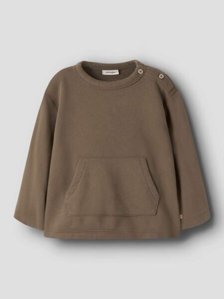 LIL ATELIER, ILONDON REA LS LOOSE SWEAT BRU LIL, Genser, Teak/Brun