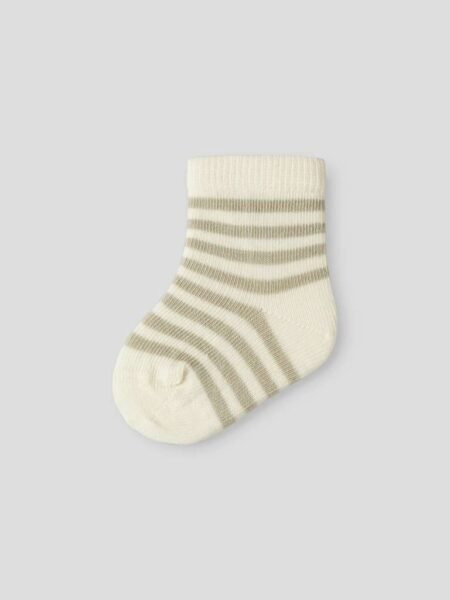 LIL ATELIER ROSSA DIR SOCK, Sokker , Stripet,  Turtledove