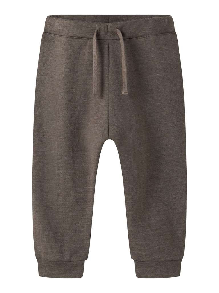NAME IT WESSO WOOL SWE PANT, Bukse I 100% Merinoull, Morel, Brun - Bilde 2
