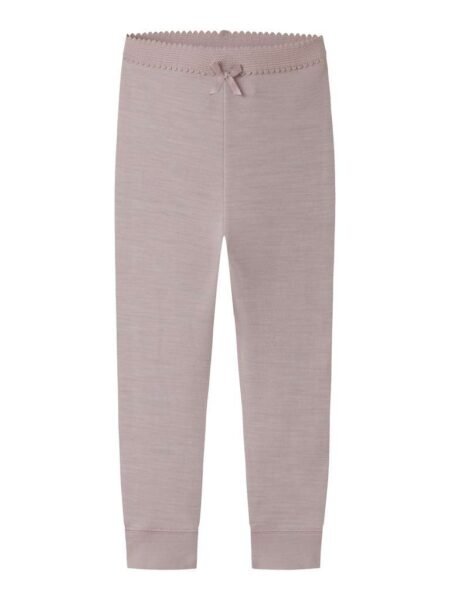 NAME IT WYLA WO/VI LEGGINGS- Merinoull/ Viskose Tights, Violet Ice