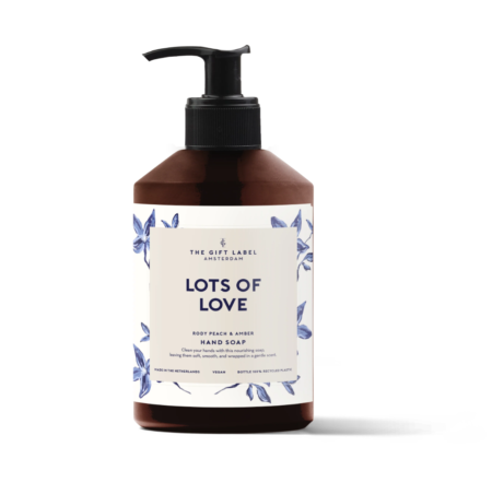 The Gift Label Hand Soap  400ml - Lots of Love, Rosa fersken og rav - FW26 , Håndsåpe