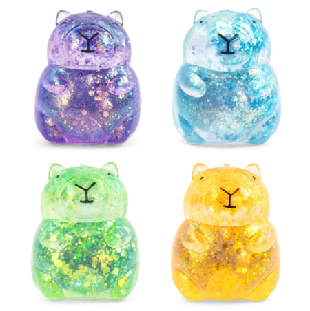 Keycraft Sparkly Squishy Capybara, Klemmeleke