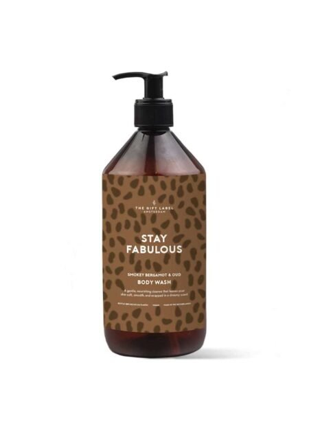 The Gift Label  NEW Body Wash 1000ml - FW26 - Røkt bergamott og oud