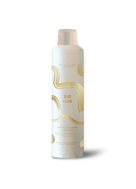 The Gift Label Shower Foam, Dusj Skum, 200ml - FW26 - Big Hug, Rosa fersken og rav