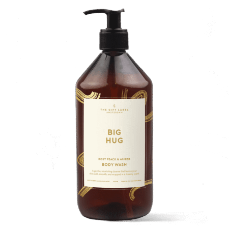 The Gift Label Body Wash , Dusjsåpe 1000ml - FW26- Big Hug, Rosa fersken og rav