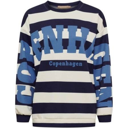 Mdc Nerina Sweatshirt, Genser, Blue/Jeans, Blå