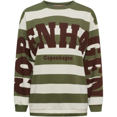 Mdc Nerina Sweatshirt, Genser, Military/Moro, Militærgrønn Og Brun
