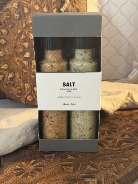 NICOLAS VAHÉ Salt parmesan & basil + chilli, 320|315 g|g Gaveeske