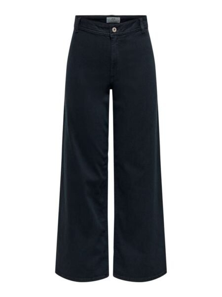 JDY IRIS STRETCH HW WIDE PANT PNT NOOS, BUKSE, Black, Sort, XS-XXL