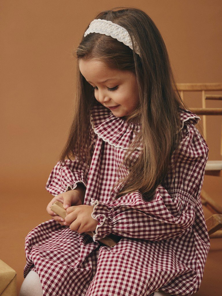 LIL ATELIER, ROANNE LS LOOSE DRESS LIL, Kjole, Biking Red/ Rød - Bilde 5