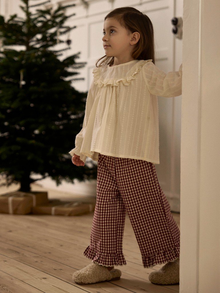 LIL ATELIER, ROANNE LOOSE PANT LIL, Bukse, Biking Red/Rød - Bilde 5
