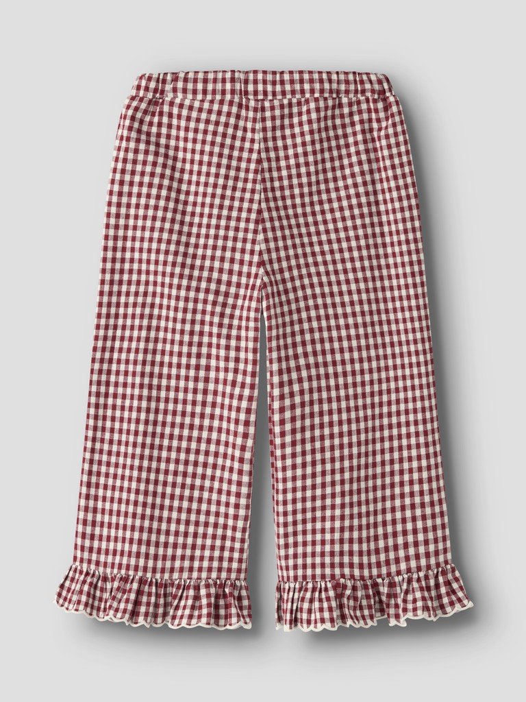LIL ATELIER, ROANNE LOOSE PANT LIL, Bukse, Biking Red/Rød - Bilde 3