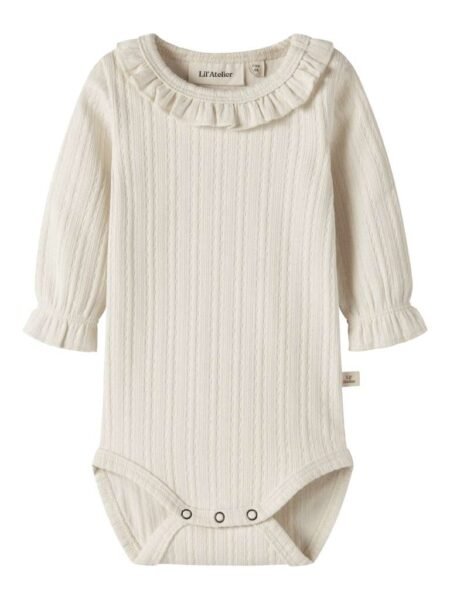 Lil ATELIER. ONELA LS SLIM BODY, Turtledove