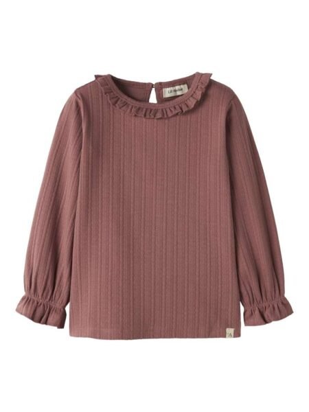 LIL ATELIER, ONELA LS SLIM TOP, Withered Rose