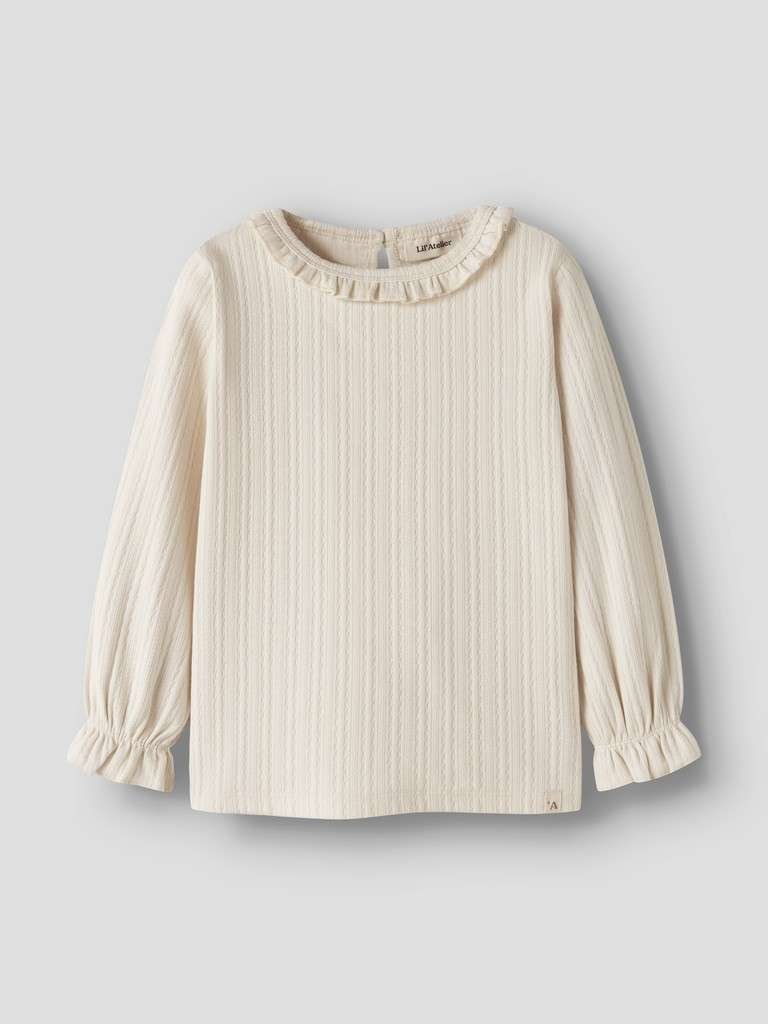 LIL ATELIER, ONELA LS SLIM TOP, Turtledove