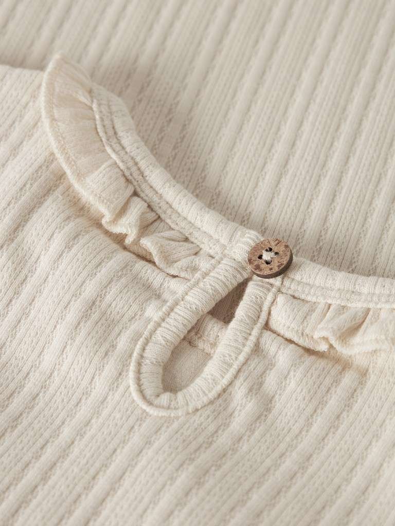LIL ATELIER, ONELA LS SLIM TOP, Turtledove - Bilde 2