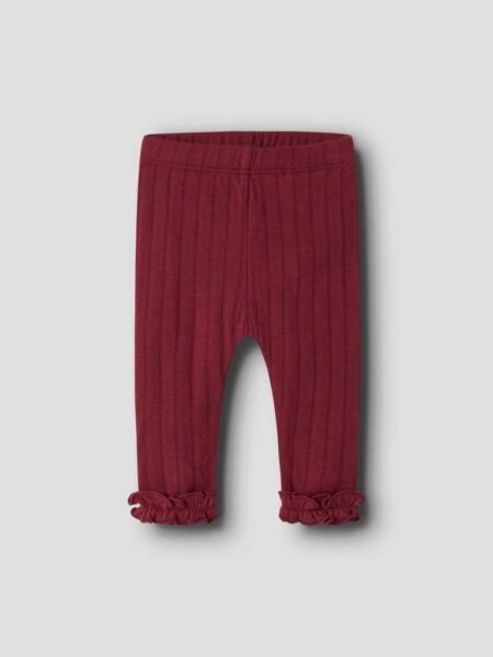 LIL ATELIER, RIVER SLIM LEGGINGS LIL, Bukse, Biking Red/Rød