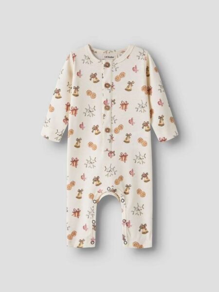 LIL ATELIER, LAYO GIP LS SLIM SUIT, Turtledove OLD CHRISTMAS, Julepysj