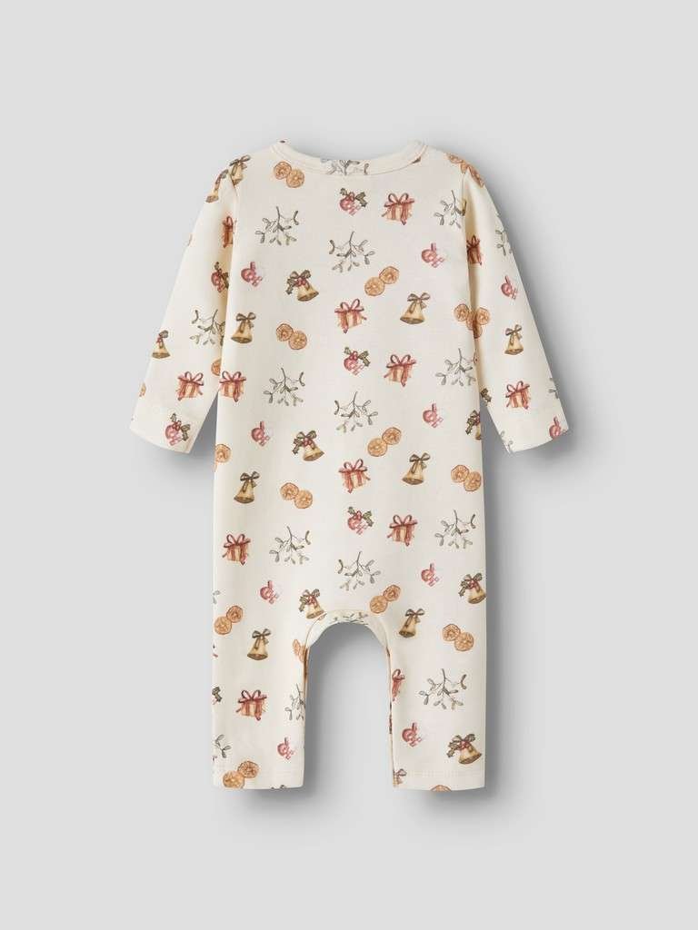 LIL ATELIER, LAYO GIP LS SLIM SUIT, Turtledove OLD CHRISTMAS, Julepysj - Bilde 3