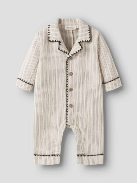 LIL ATELIER, SAGE NUN LOOSE NIGHT SUIT, Turtledove MULLED BASIL, Pysjamas