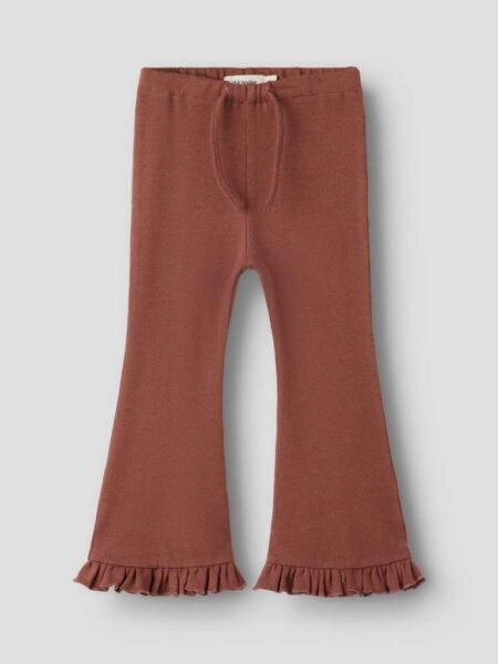 LIL ATELIER THORO HAR BOOTCUT PANT, Bukse, Mahogany