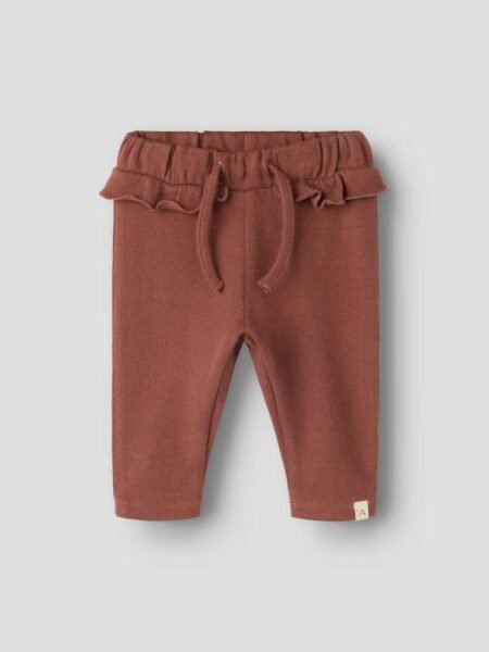 LIL ATELIER THORO LOOSE PANT , Bukse, Mahogany
