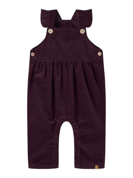 LIL ATELIER, OMBA LOOSE CORD OVERALL, Winetasting/Dyp Rød