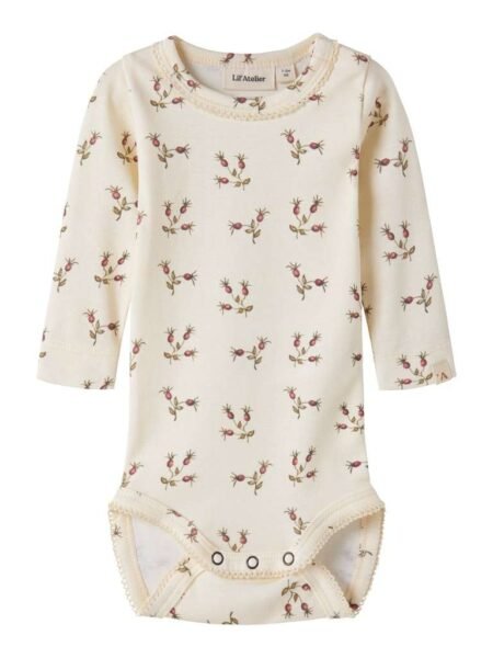LIL ATELIER, LAYO SIG LS SLIM BODY, Turtledove ROSEHIP