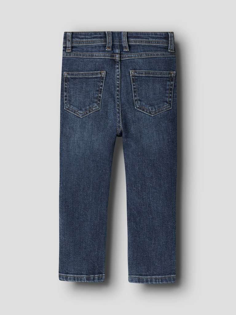 NAME IT SILAS SLIM JEANS 8809-MD TB, Dongeribukse, Dark Blue Denim, Mørk Blå Denim, 2- 6 år - Bilde 2