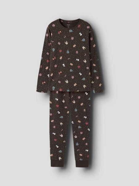 NAME IT, VISMAS LS NIGHTSET, JULEPYSJ, UNISEX, BARN STR.116-152, Delicioso_Christmas